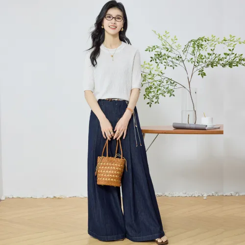 JINJU Белый Женские Трикотаж