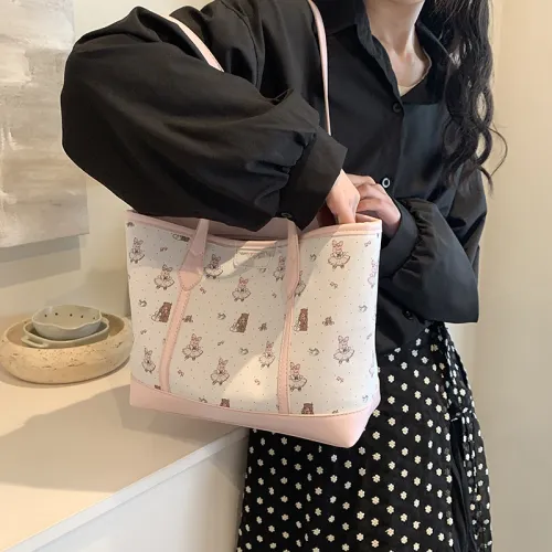 HACIN ПУ (полиуретан) Сумка Сумка через плечо Женская Розовая Светло-синяя