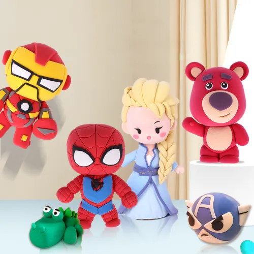 Disney Super Light Глина Резиновый Грязь Фигурка DIY Материал Большая сумка Набор Игрушки