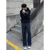 Темно-синий, флисовая подкладка