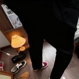 Черный с флисовой подкладкой