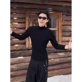 Черный с флисовой подкладкой