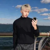 Черный с флисовой подкладкой