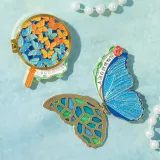 Интерактивная версия металлический холодильник магнит - Исследуй бабочку