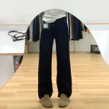 Темно-синий, увеличенная длина