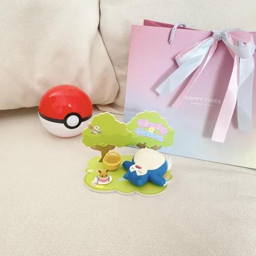 SUNFUN CULTURE SF x Pokémon Снорлакс Кемпинг Сценарий Набор Плюшевый Шар по Лицензии Пикачу