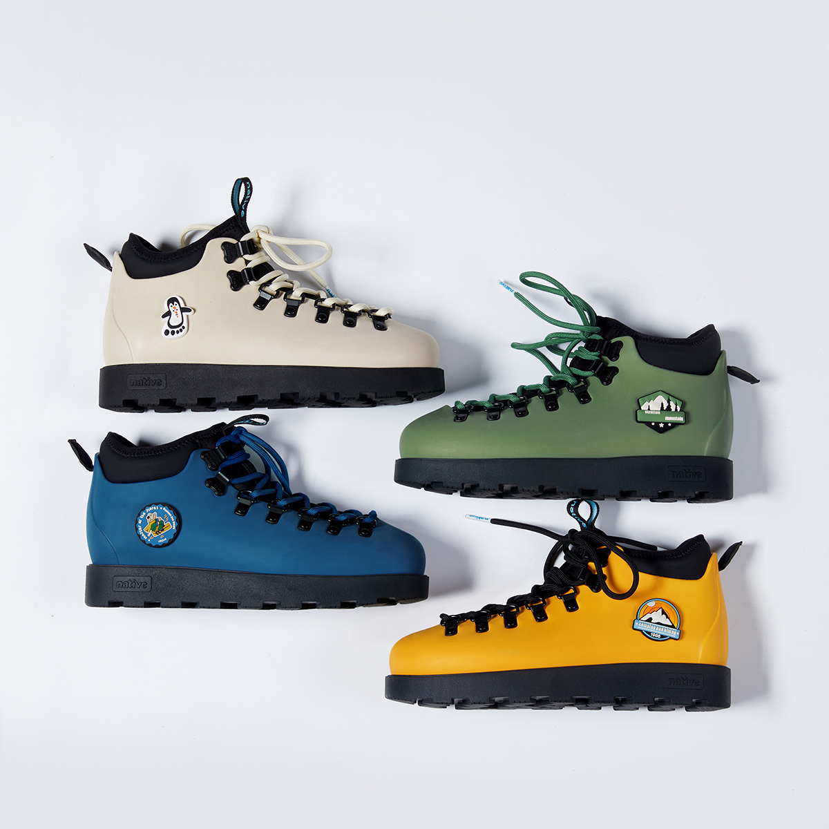 Native Shoes Fitzsimmons Короткие Армейские Ботинки Унисекс Синие