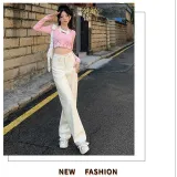 Экрю-Модель Брюки (Длинные) С Флисовой Подкладкой