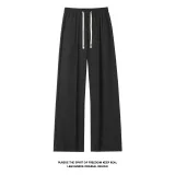 Чёрный, ледяной шелк, эластичный