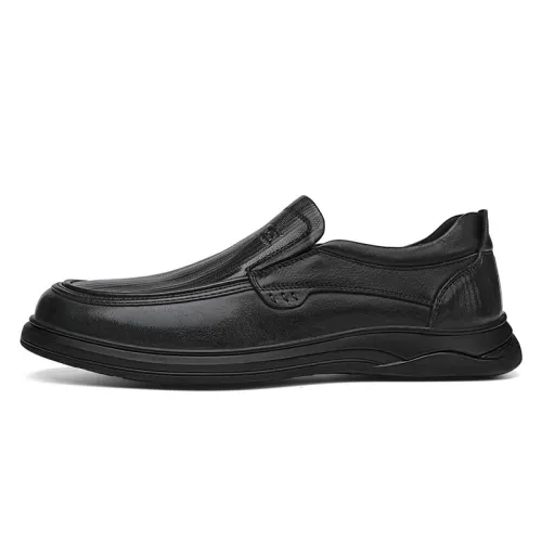 SEPTWOLVES Повседневные кожаные туфли Мужские Черные