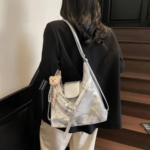 Xuan Xi ПУ (полиуретан) Сумка через плечо Стандартная Женская Многоцветная