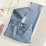 Джинсовый синий (Me45 Улыбка Логотип на левой стороне)