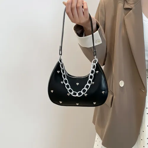 LETOO ПУ (полиуретан) Сумка через плечо Женская Черная Розовая Коричневая Красная