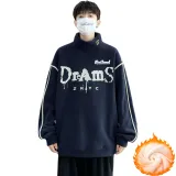 Темно-синий с флисовой подкладкой