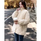 Экрю Хлопковый пуховик