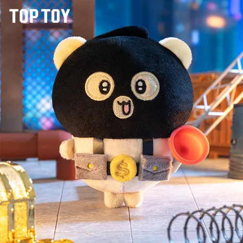 TOP TOY Plush Century Mystery Collection Медведь Значок BAKI Слепые коробки Один Mystery Коробка Целая коробка 6 шт