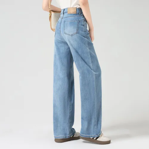 SEVEN FOR ALL MANKIND Женские джинсы синего цвета