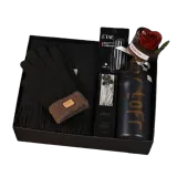 Starlight ❤️ Шарф + Перчатка + Утепленный Размер бюстгальтера + Крем для рук + Бальзам для губ + Букет + Коробка