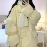 Желтая хлопковая куртка