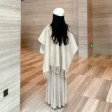 Абрикос Шаль + Абрикос Платье