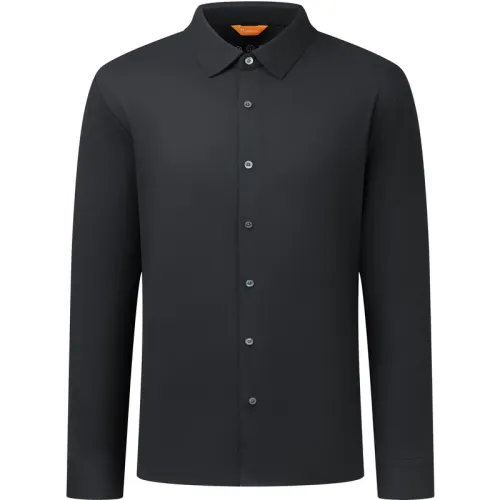 BIYINLEIFEN 07 Черная мужская рубашка