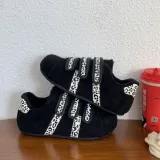 Леопардовый принт, черный + эксклюзивная коробка для обуви