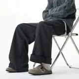 Серый Черный (Флисовая подкладка и утолщенный)