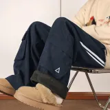 Темно-синий (утолщенная флисовая подкладка)