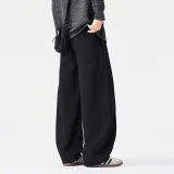 Черный (с флисовой подкладкой и утепленный)