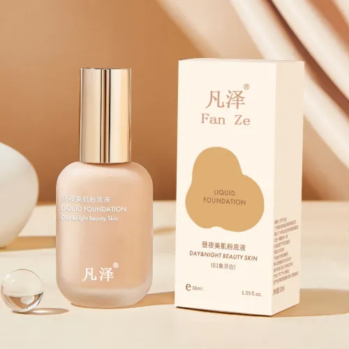 Fanze Day Night Perfect Foundation Длинный Тривальный Маскирующий Увлажняющий Естественный Длинный Тривальный Кремовая Кожа Без Слоистого Эффекта 30 мл