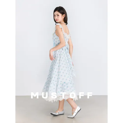 MUSTOFF Синие Женские Слиплатья