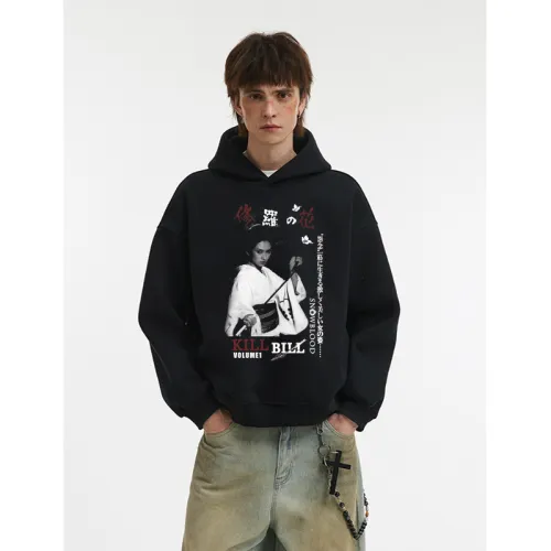 W7H1 Черный Унисекс Свитшоты