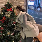 Пальто цвета экрю