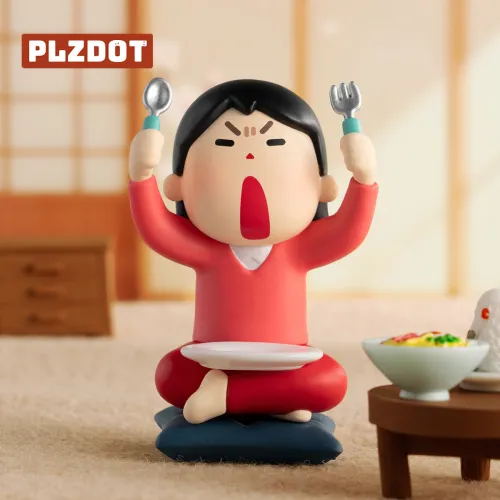 PLZDOT Иллюстрация Фигурка Удачи Come Коллекция Кукла Сувениры и украшения Слепые коробки Одиночная Слепая коробка Полная коробка 8 шт