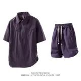 Виноградный фиолетовый (Топ + Шорты)