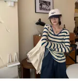 Синий узор с полосами (с брендом Wangqing, крючок и петля)