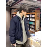 Темно-синий, утепленный