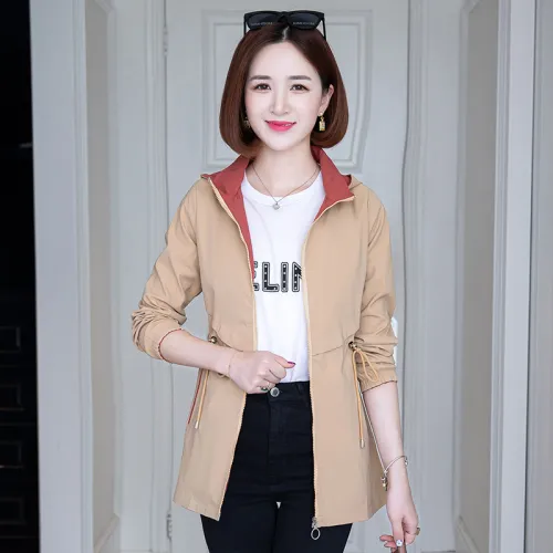 EMINU Женская тренч-куртка