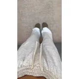 Бело-серый вереск, флисовая подкладка