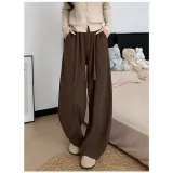 Тёмный кофейный - увеличенная длина - с флисовой подкладкой