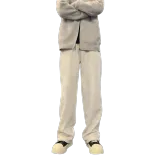 Бело-серый вереск, флисовая подкладка