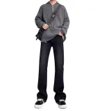 Камень-Промытый Черный [Утолщенный и с Флисовой Подкладкой]