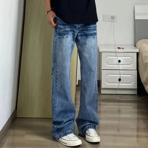 TR Светло-Синие Унисекс Джинсы