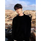 Черный с флисовой подкладкой