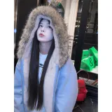 Кремово-голубой