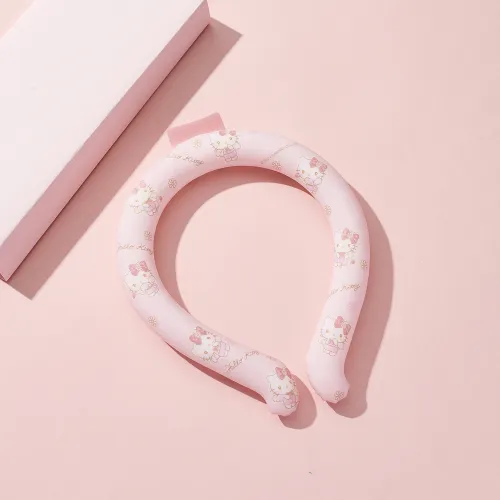 Санрио Hello Kitty Лето Охлаждающий Переносной PHASE Change 28°C Шина Ледяное Кольцо Защита шеи Ледяное Кольцо Мерч по IP
