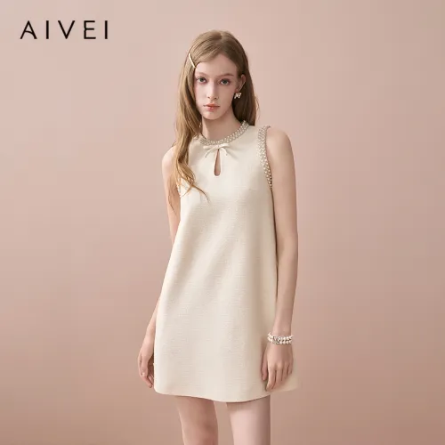 AIVEI Женские Платья без рукавов