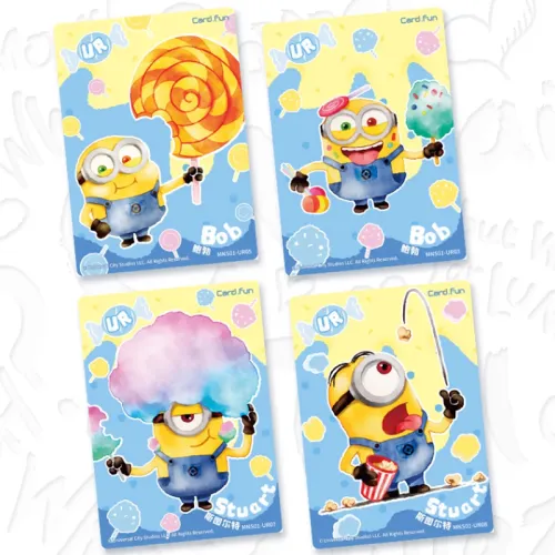 CARD.FUN Minions Big Eyed Cute Collection Очаровательная коллекция коллекционных карт IP Аниме