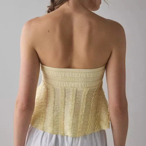 Urban Outfitter Желтые Женские Топы без бретелек