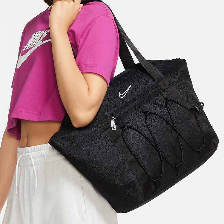 Nike Ткань Тоут Сумка Сумка для покупок Сумка на плечо Сумка стандартная (стандартная) унисекс черная